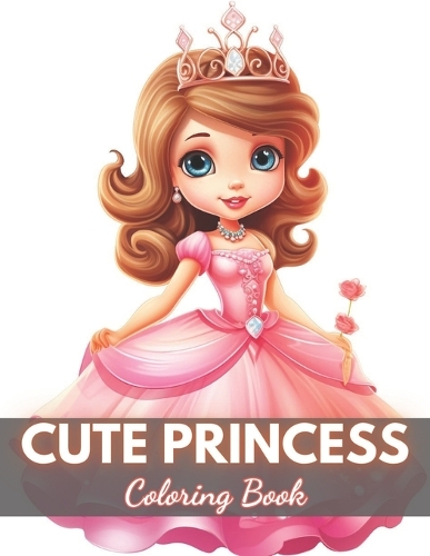 Cute Princess Coloring Book For Kids