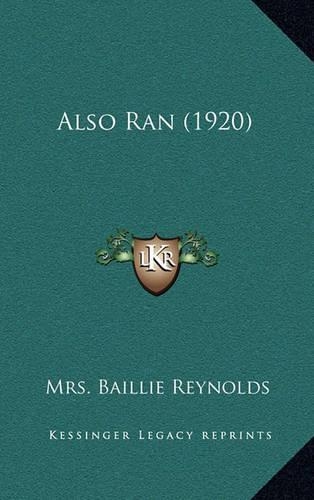 Also Ran (1920): (English)