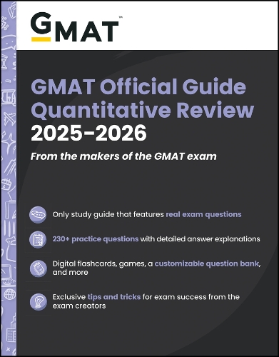 GMAT Official Guide Quantitative Review 2025-2026: Book + Online Question Bank