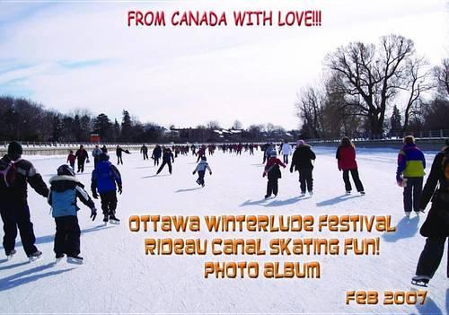 Ottawa Winterlude Festival - Rideau Canal Skating Fun! Photo Album - Feb 2007 (English eBook C6)