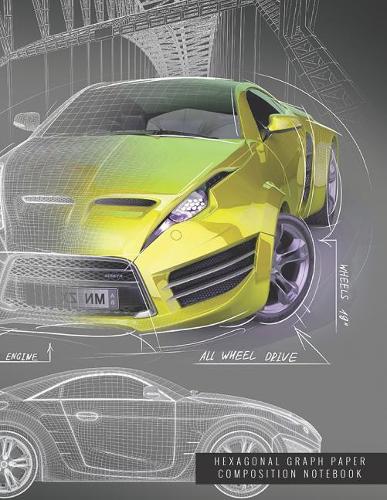 Hexagonal Graph Paper Composition Notebook