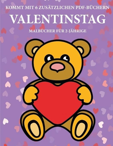 Malbücher für 2-Jährige (Valentinstag)