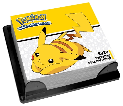 Pokemon 2020 Desk Block Calendar - Official Desk Block Format Calendar