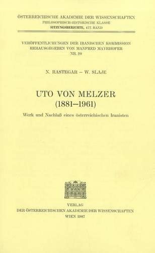 Uto Von Melzer (1881-1961)