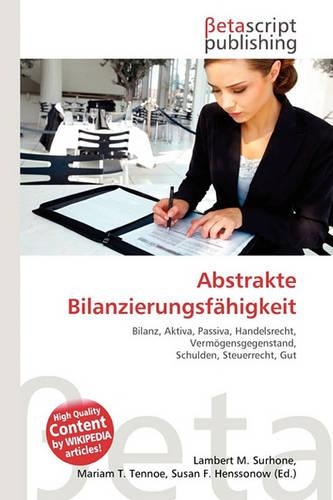 Abstrakte Bilanzierungsfhigkeit: (German)