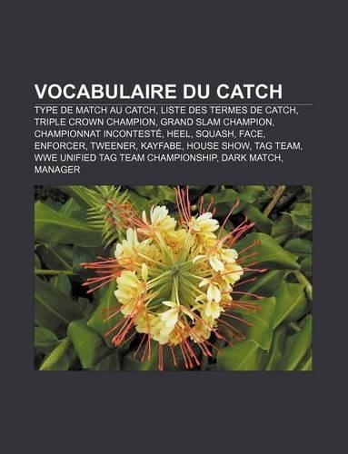 Vocabulaire Du Catch