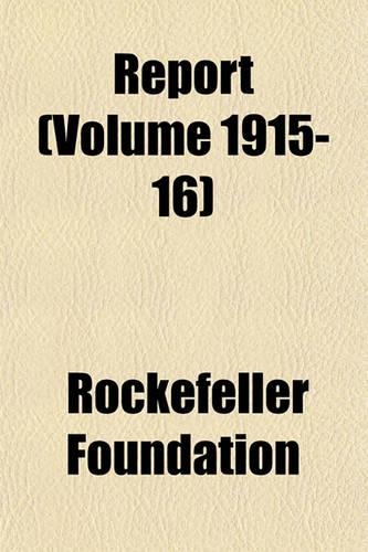 Report (Volume 1915-16): (English)