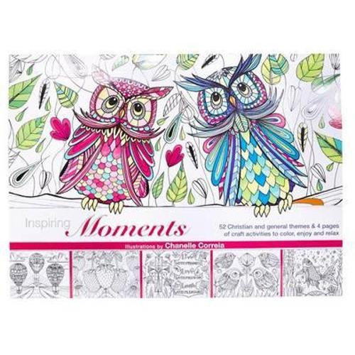 Coloring/Craft Book Inspiring Moments