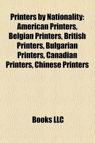 Printers by Nationality