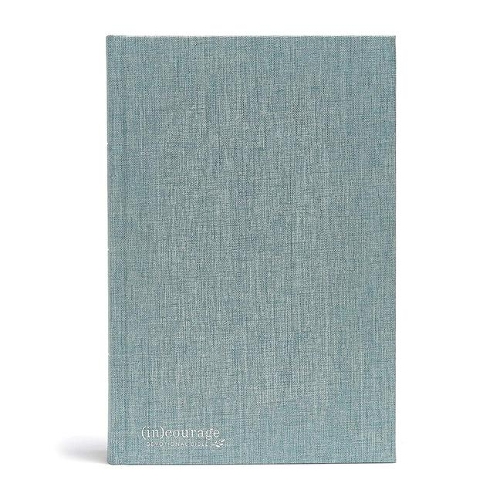 CSB (in)courage Devotional Bible, Green Cloth Over Board