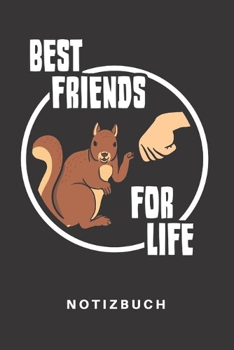 Notizbuch: Notizbuch - Notizheft - Schreibbuch - 110 Seiten - Liniert - Linien - DIN A5 - Eichhörnchen - Tier - Tiere - Süss - Wald - Waldtier - Baum - Nagetie