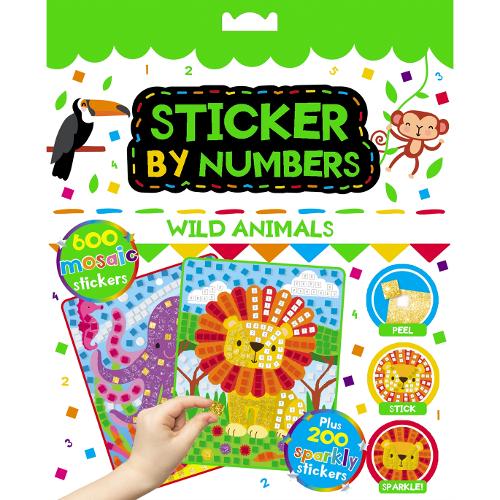 Sticker by Numbers: Wild Animals