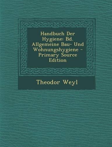 Handbuch Der Hygiene
