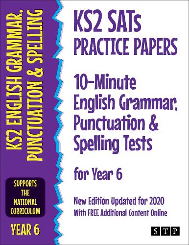 KS2 SATs Practice Papers 10-Minute English Grammar, Punctuation and Spelling Tests for Year 6