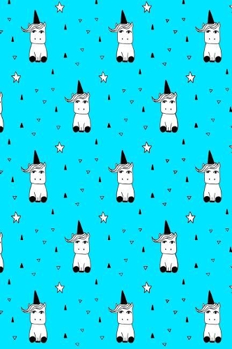 Bullet Journal Notebook Cute Little Unicorns Pattern 1