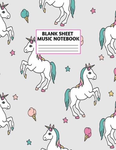 Blank Sheet Music Notebook