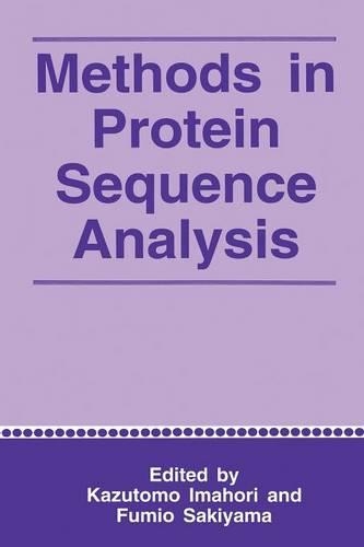 Methods in Protein Sequence Analysis