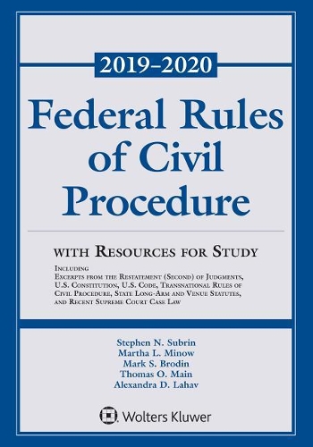 Federal Rules of Civil Procedure with Resources for Study