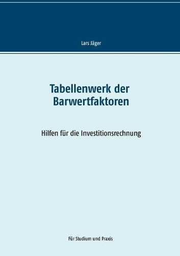 Tabellenwerk der Barwertfaktoren