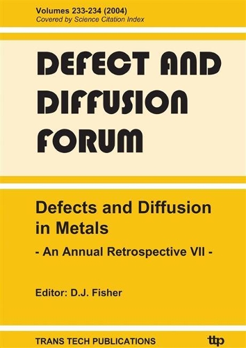 Defects and Diffusion in MetalsAn Annual Retrospective - VII