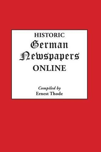 Historic German Newspapers Online