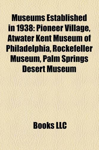 Museums Established in 1938