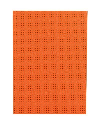 Orange on Grey (Circulo) A4 Unlined Notebook