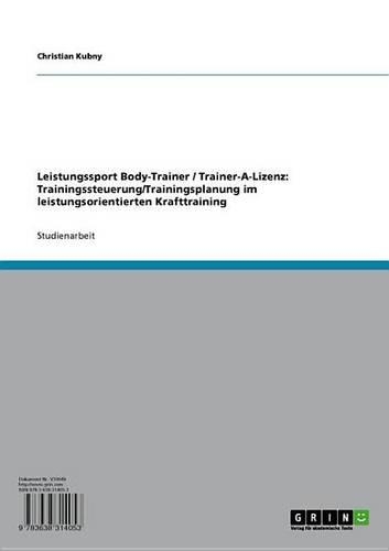 Leistungssport Body-Trainer / Trainer-A-Lizenz