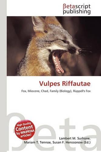 Vulpes Riffautae: (English)