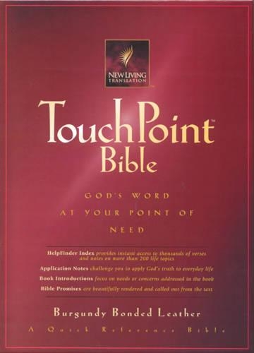 Touchpoint New Living Translation Bonded Leather Burgundy Indexed