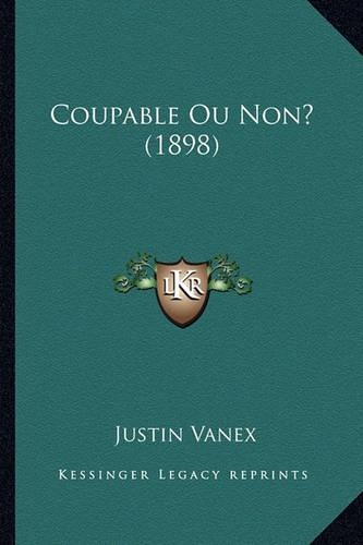 Coupable Ou Non? (1898)