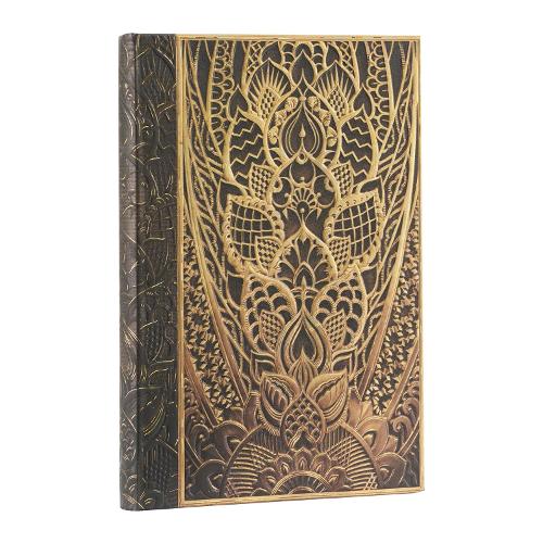 The Chanin Rise (New York Deco) Midi Unlined Hardback Journal (Elastic Band Closure)