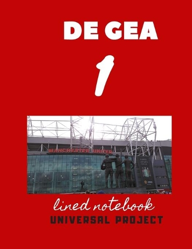 1 DE GEA lined notebook