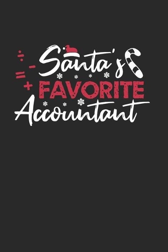 Christmas Santa's Fav Accountant Notebook