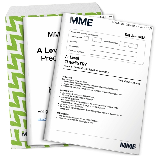 A Level Chemistry Predicted Papers 2023 - AQA - 1 Pack