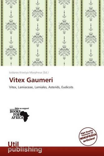 Vitex Gaumeri: (English)