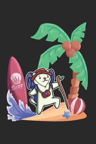 Hiking Isle Cat Notebook: Graph Paper Journal 6x9 - 120 Pages