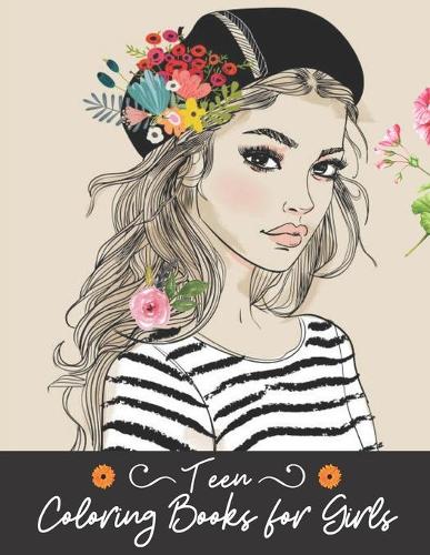 Teen Coloring Book for Girls: Detailed Drawings for Older Girls
