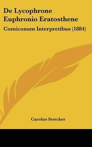 de Lycophrone Euphronio Eratosthene