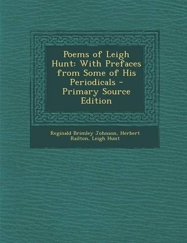 Poems of Leigh Hunt