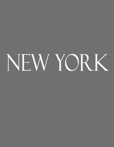 New York: White Black Decorative Book to Stack Together on Coffee Tables, Bookshelves and Interior Design - Add Bookish Charm Decor to Your Home - New York