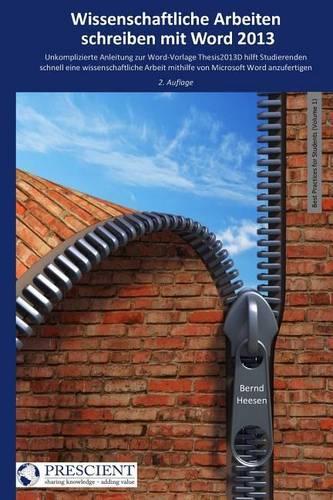 Wissenschaftliche Arbeiten schreiben mit Word 2013 (2. Auflage)