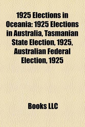 1925 Elections in Oceania