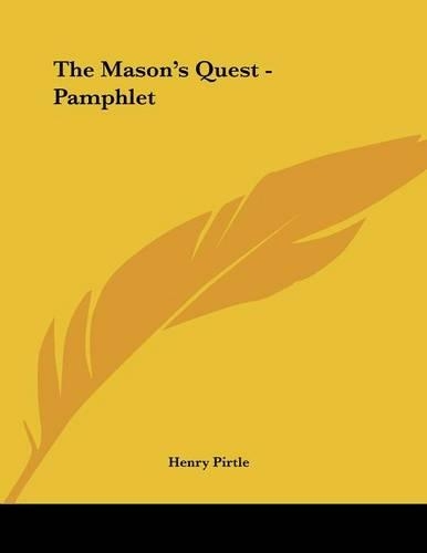 The Mason's Quest - Pamphlet