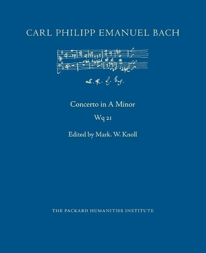Concerto in A Minor, Wq 21: (78 Cpeb: Cw Offprints)