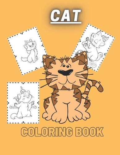 cat: coloring book for kids and adults