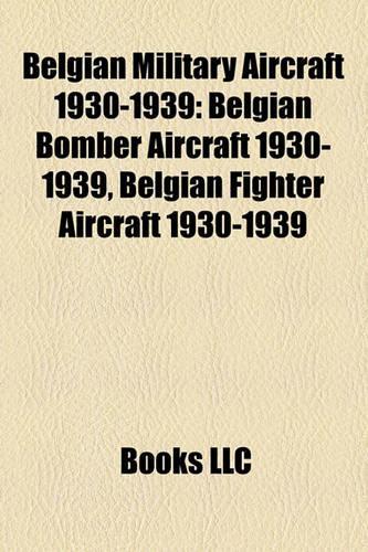 Belgian Military Aircraft 1930-1939