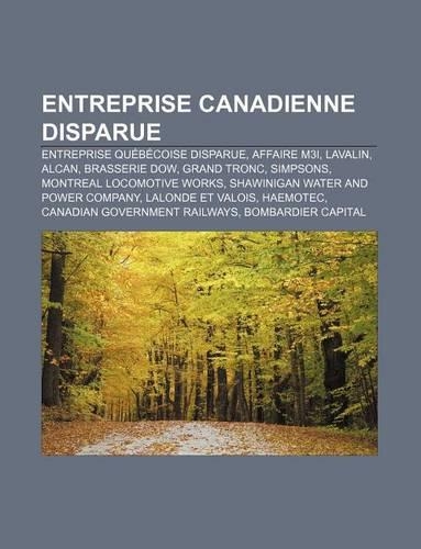 Entreprise Canadienne Disparue