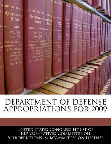 Department of Defense Appropriations for 2009