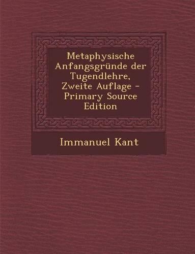 Metaphysische Anfangsgrunde Der Tugendlehre, Zweite Auflage